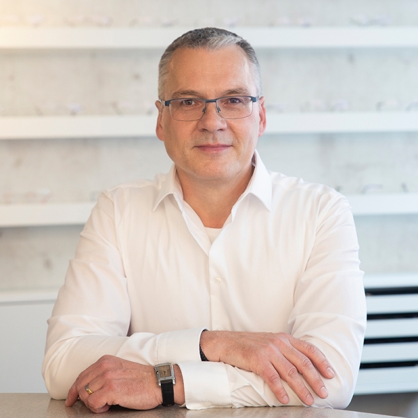 Michael Schumann, Geschäftsleitung, Augenoptiker und Spezialist für Kontaktlinsen